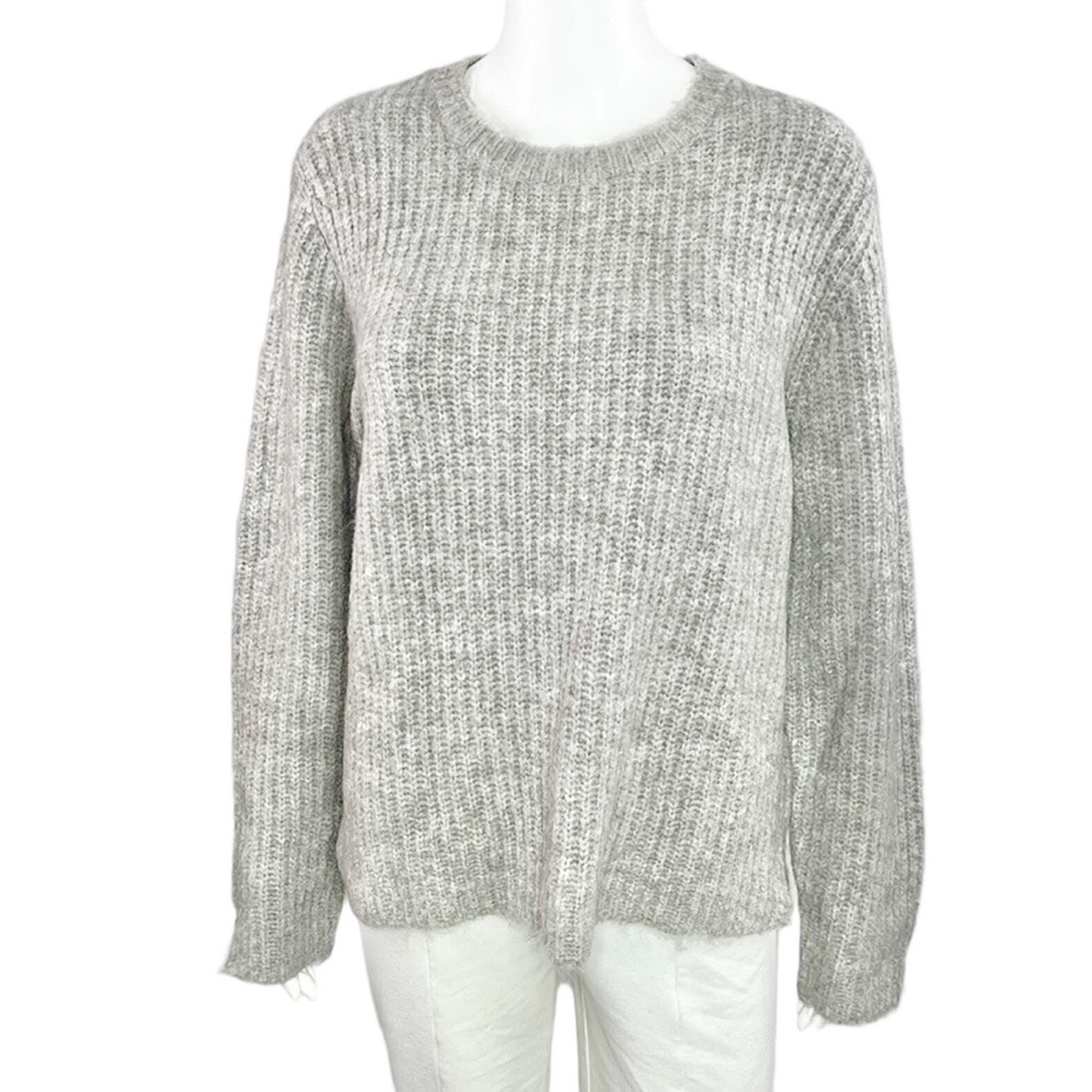 LINE THE LABEL Imogene Rib Crewneck Sweater L